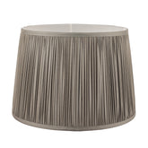 Laura Ashley Hemsley Tapered Drum Grey Shade 12"